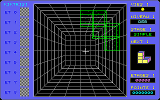 Kiktris atari screenshot